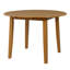 Table de salle à manger extensible ronde pour 2 à 4 personnes, table de salle à manger pliante en bois avec taille réglable, conception peu encombrante-198169026