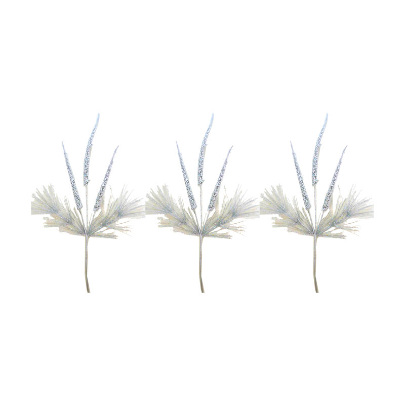 Tige de paillettes baies, Argent