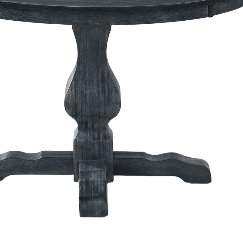 Tables de salle à manger rustiques en bois gris anthracite pour la décoration intérieure