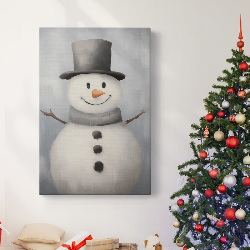 Art des Fêtes de Noël - Toile tendue avec châssis - Série 2-CDxxvii, H 18 po x l 12 po