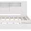 Lit de jour en bois avec tablettes de rangement, USB et lit gigogne-289429090