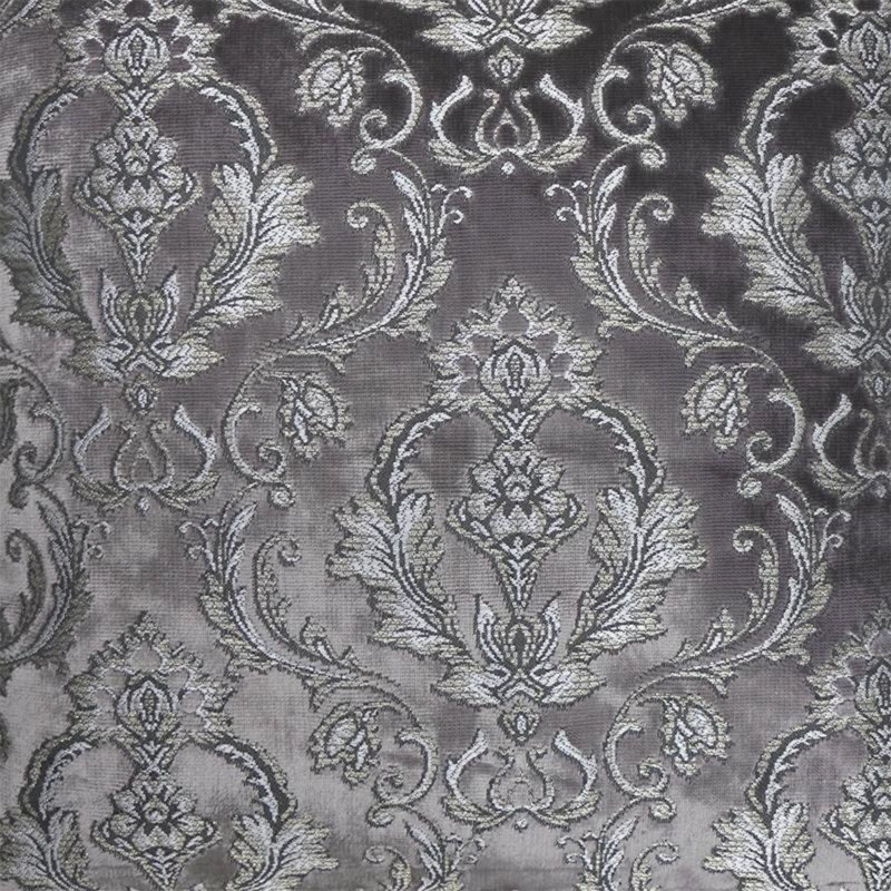 Damask Velvet | Beatrice Fabric, Charcoal