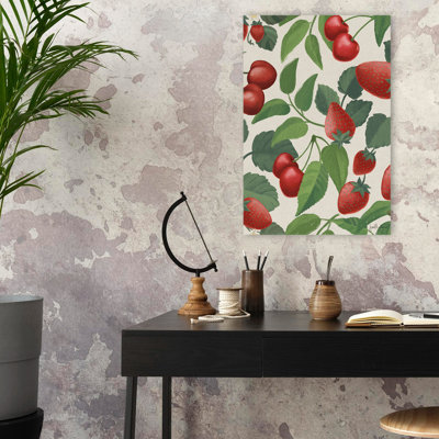 Berry Breeze, motif III - baies, cerises, art de fruits de ferme