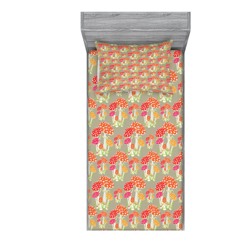 Microfiber Sheet Set, Twin Sheet Set with Fitted Sheet