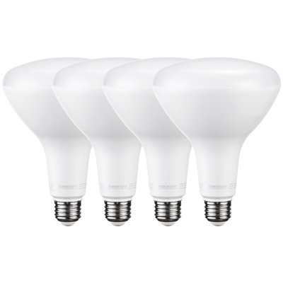 BR40 LED Light Bulbs, 100W Eqv. E26 Screw Base, Dimmable, 3000K Warm White