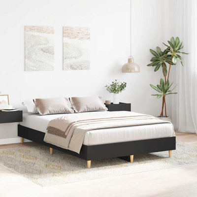 Bed Frame No Mattress Engineered Wood