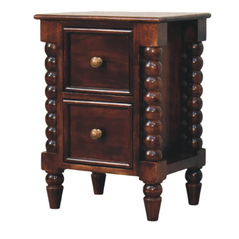 Table de chevet Spindle Winewood