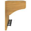 Solid Wood Wall Mounted Coat Rack-1484330665