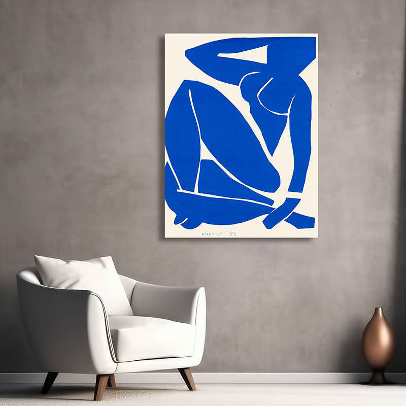 Blue Nude III by Henri Matisse - Wrapped Canvas Print, 100cm H x 70cm W