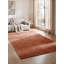 Taeler Washable Modern Living Room Rug Polyester Plain Indoor Area Rug with Low Pile - Anti-Slip Felt Backing SuperSoft Carpet Bedroom-Hallway, Terracotta-515545254