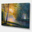 «Morning Summer With Beautiful River Spring Forest», peinture sur toile-60160535-60160536