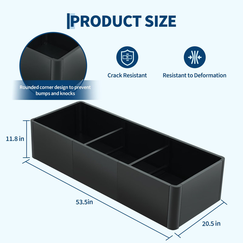 Pot Planter, 30cm H x 136cm W x 52cm D