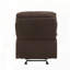 Fauteuil inclinable et oscillant en microfibre
