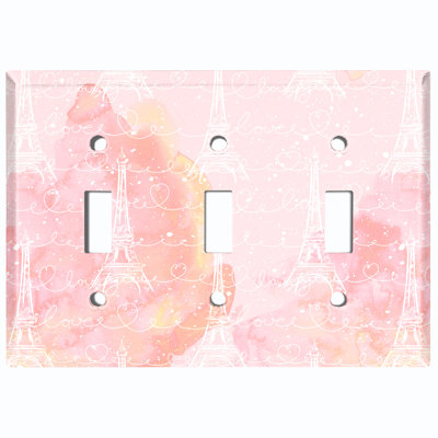 3 - Gang Toggle Light Switch Standard Wall Plate