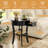 2 Pcs 2-tier Side End Sofa Table Round Nightstand Bedroom Living Room Black