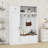 Elegant Hall Tree with Adjustable Compartments and Concealed Drawers-129338997