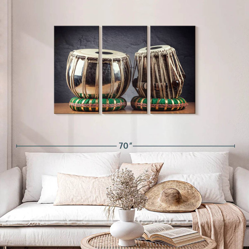 Abarca Tabla Drums, 28" H x 45" W