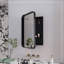 Armoire à pharmacie encastrée en métal avec miroir et tablettes réglables 16 po x 24 po-105503619