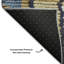 Tapis tribal de qualité supérieure lavable à la machine Tiana-470722026