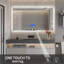 Backlit LED Bathroom Vanity Mirror Anti-Fog-803685745