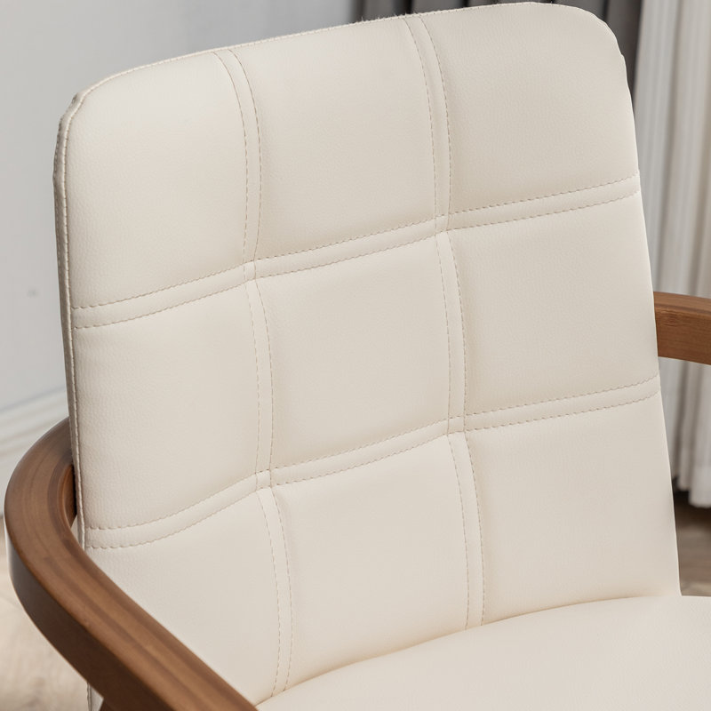 Eastwood Swivel Bar Stool, Counter Stool (66cm Seat Height), Beige