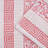 Mikira Athens Cotton Medium Weight Floral Border Greek Key Trim 6 Piece Assorted Towel Set-255910073