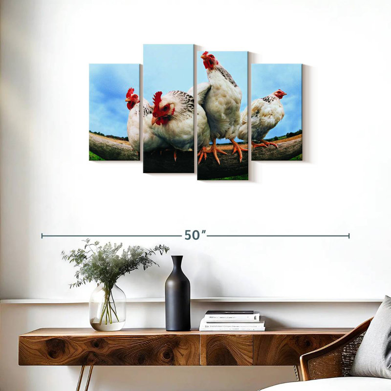Poulet Brampt, H 22 po x l 36 po