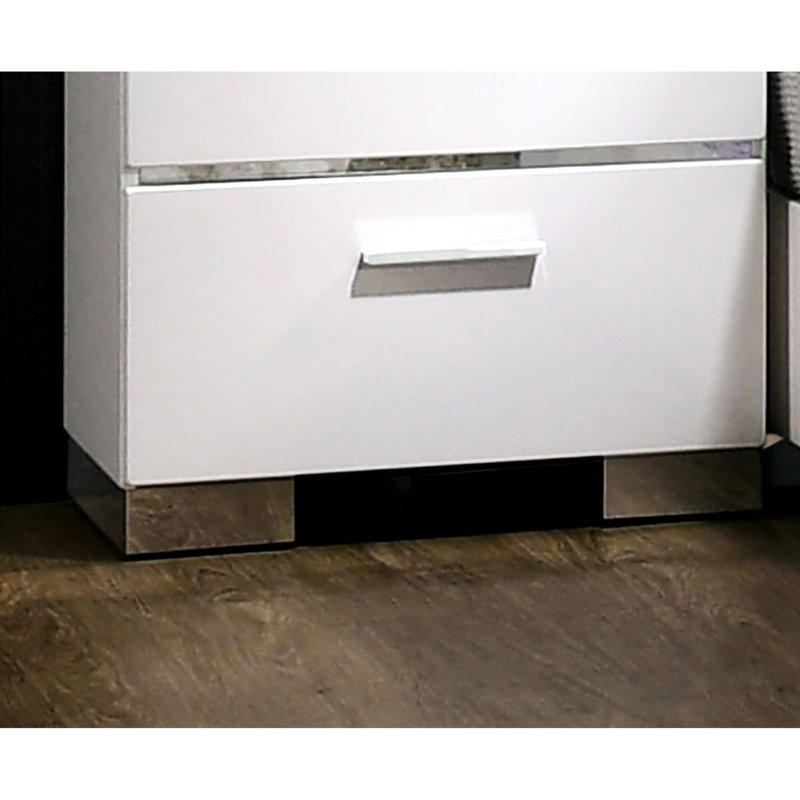Table de chevet Modern, Blanc