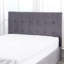 Ottoman Storage Bed Grey Velvet and 1 Mattress-1313112036