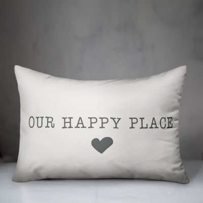 Textual Outdoor Throw Pillow