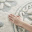 Tapis et tapis de bain en coton doux, conception en médaillon pour salles de bain modernes