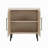 31" Fluted Accent Cabinetwashed Oak