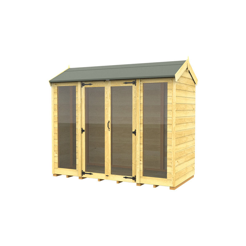 Apex Summer House (Full Height Window), 4ft x 8ft