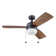 44" Barcadero 3 - Blade LED Propeller Ceiling Fan with Pull Chain and Light Kit Included