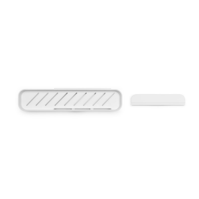 Brabantia MindSet Shower Shelf with Squeegee, White