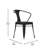 Premium All-Weather Wicker Outdoor Stacking Dining Armchair with Cushion
