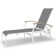Askar Outdoor Rust-Resistant Metal Chaise Lounge