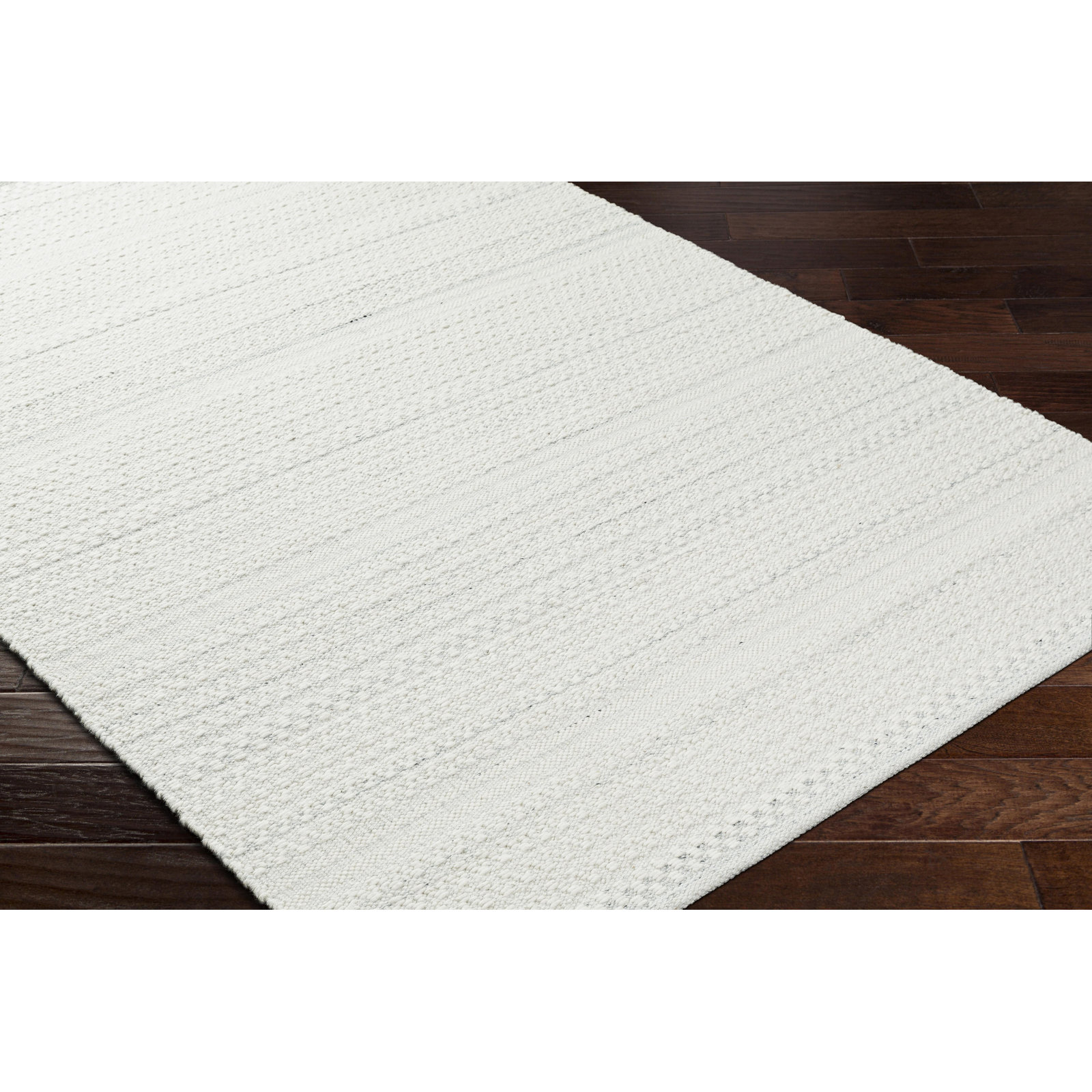 Lavande Hand-Woven Wool Rug, Runner 2'6" x 8'