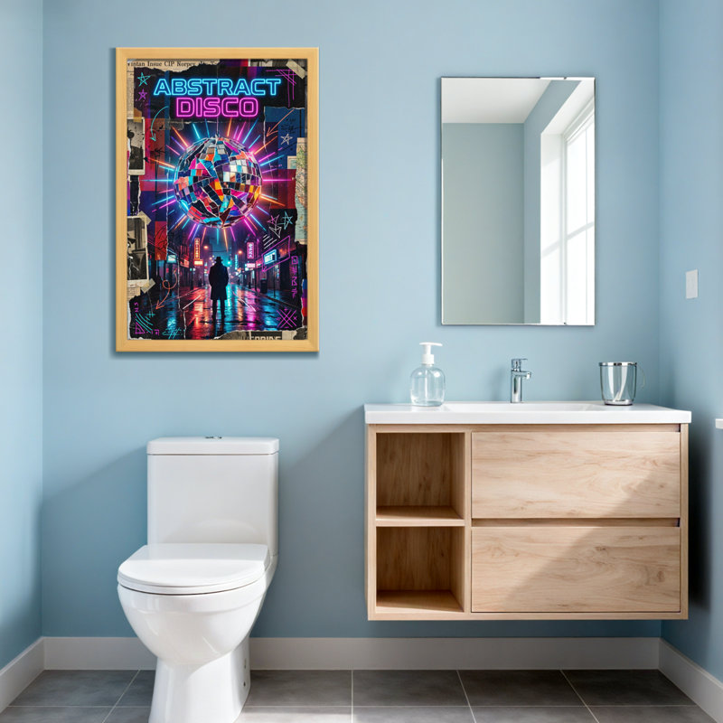 Mode Neon Lights, H 12 po x l 18 po, Toile tendue, Ne s’applique pas