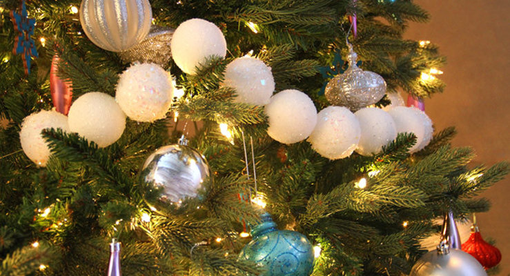 Girlande für den Weihnachtsbaum