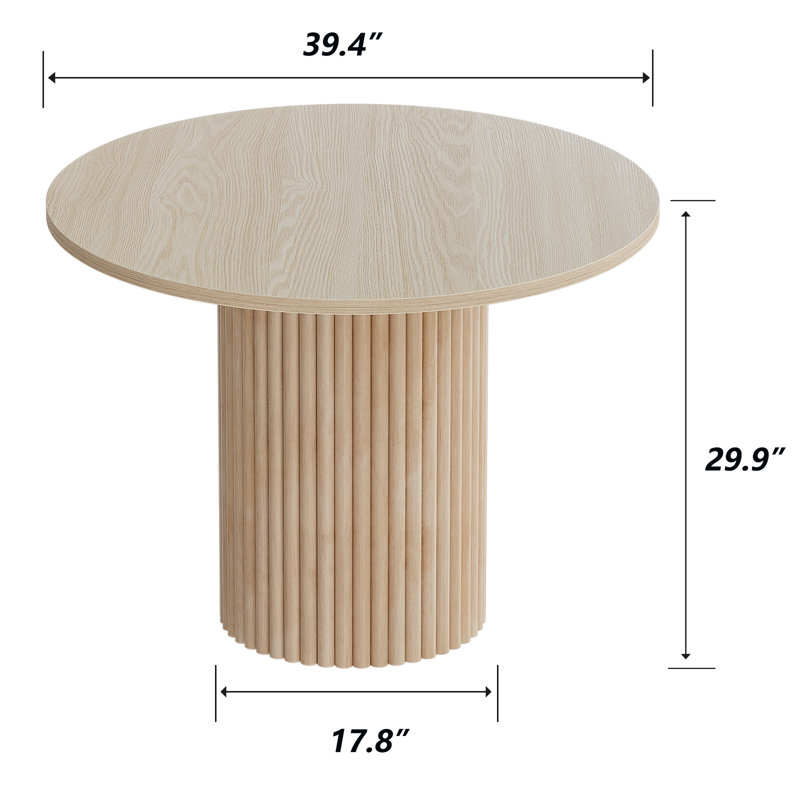 Katheriene Table K, 29.9”H x 17.8”L x 39.4”W, Natural
