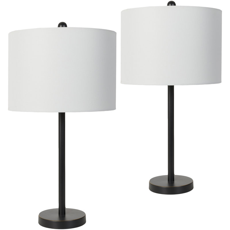 Cherimoya Metal Table Lamp Set