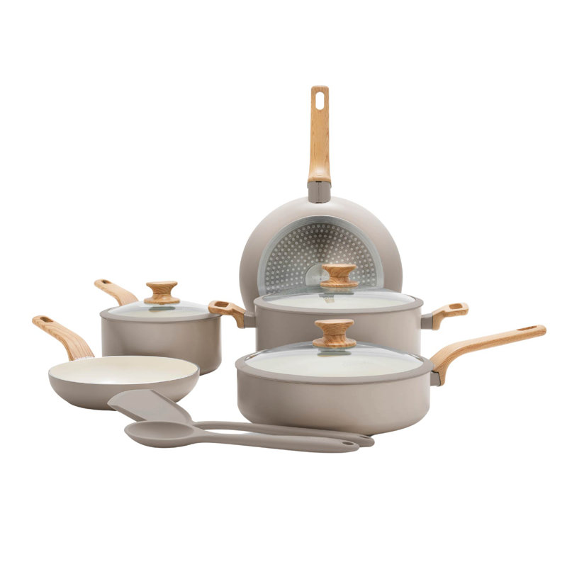 Greenpan Essence 5 Piece Set - Taupe, Cream 