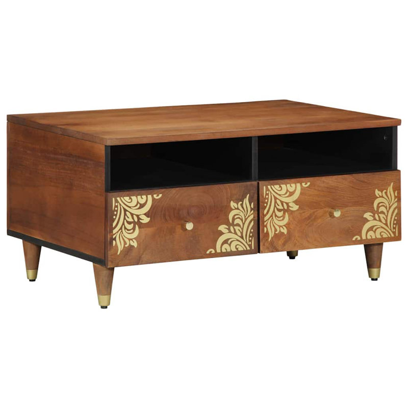 Solid Wood Coffee Table with Storage