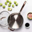 Viking 3-Ply Black and Copper 4 Quart Saute Pan with Glass Lid
