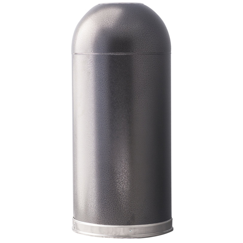 Poubelle Dome, 15, Argent