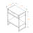 Odette White Side/End Table