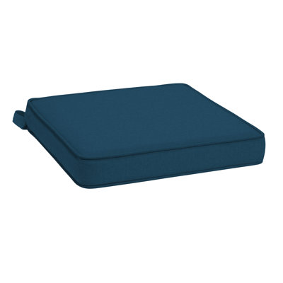 ARDEN Foam Outdoor Double Welted Dining Seat Cushion, 19 x 19, made with ProFoam