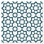 Luqa Aegean & White (16mm) 8" x 8" Straight Edge Cement Patterned Wall & Floor Tile
