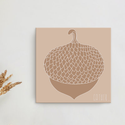 «Minimal Acorn» par ChiChi Décor, impression sur toile tendue